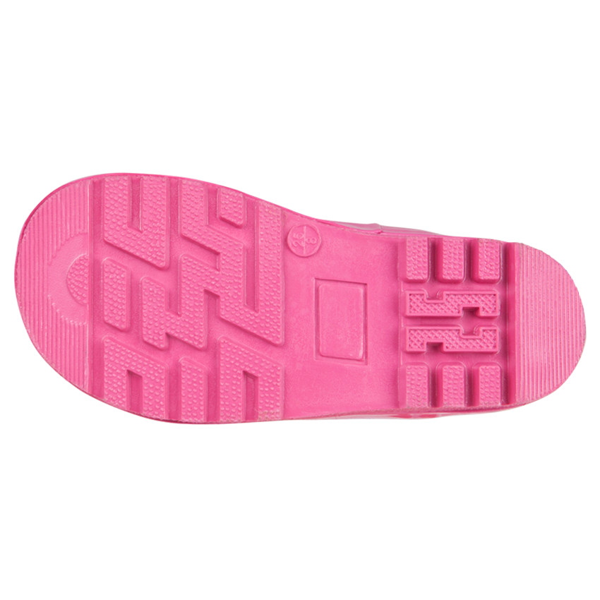 Bottes de pluie grises avec print girafe et revers en fausse fourrure du 24 au 29 