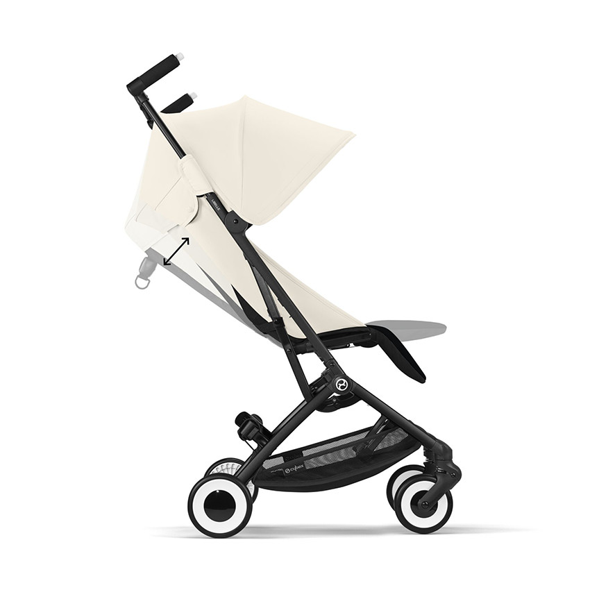 Poussette ultra-compacte Libelle 2024 black/canvas white 