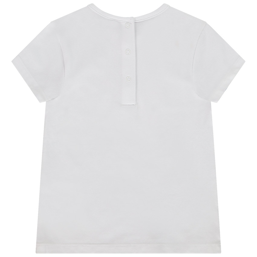 T-shirt manches courtes print fantaisie pour bébé fille 