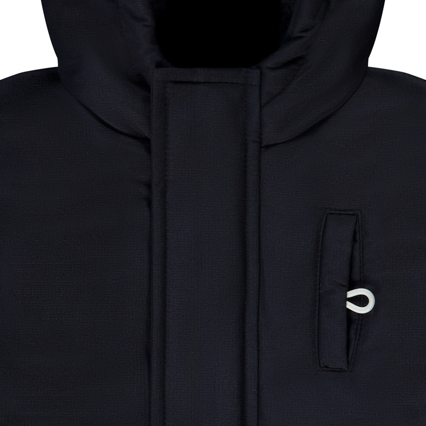 Parka met sherpa gevoerde kap voor baby jongen 