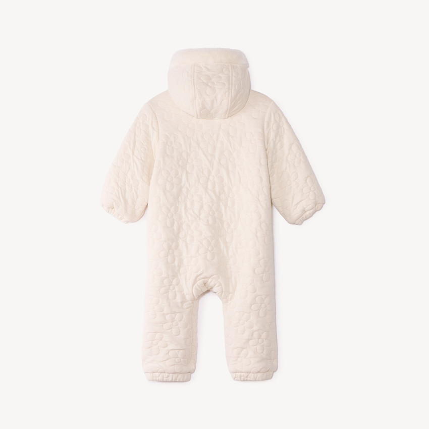 Combi-pilote baby meisjes gewatteerd met bloemen 