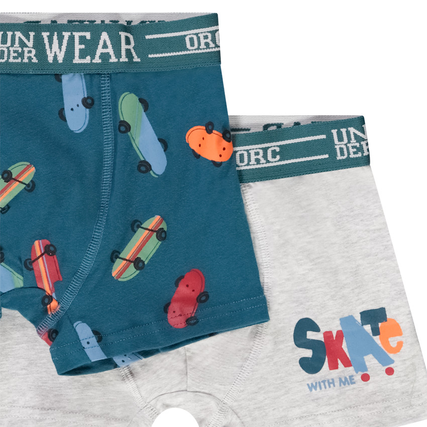 Lot de 5 boxers en jersey fantaisie pour garçon 