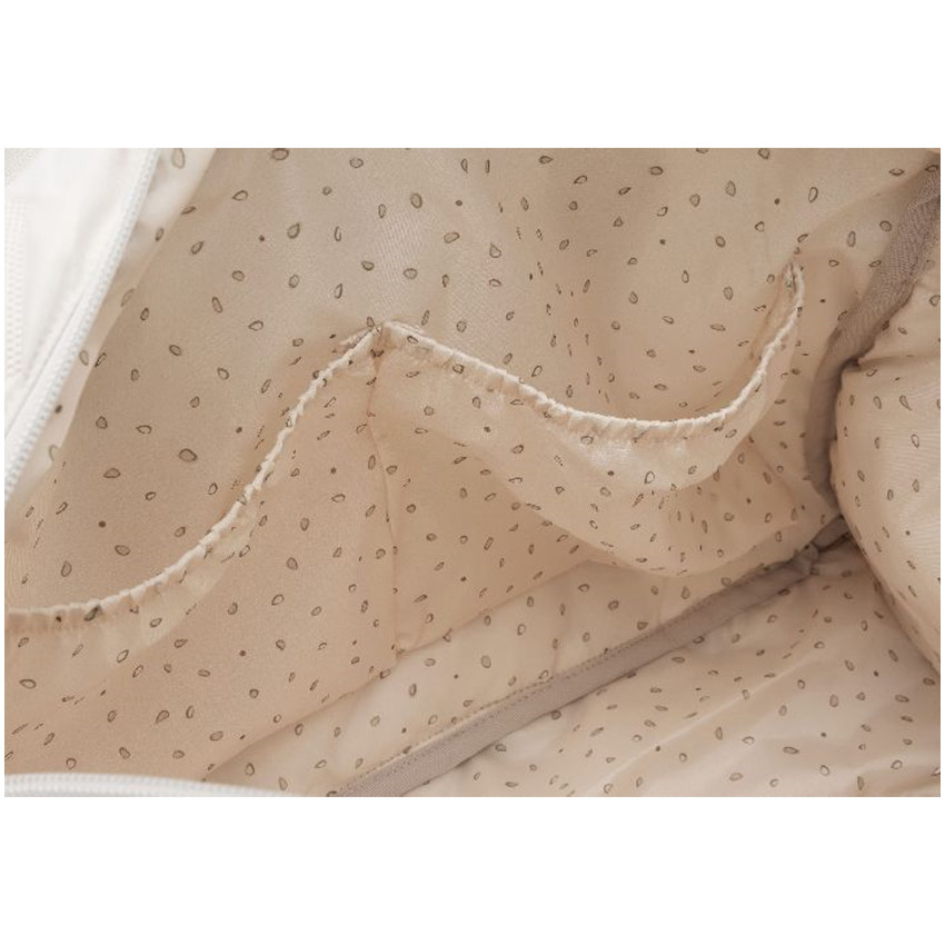 Sac à langer avec matelas à langer - Sand - Embossed Lily 