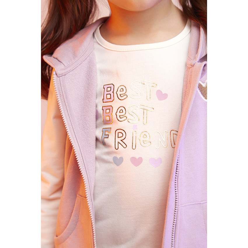 Vest zonder mouwen + T-shirt met lange mouwen + Legging voor baby meisje 