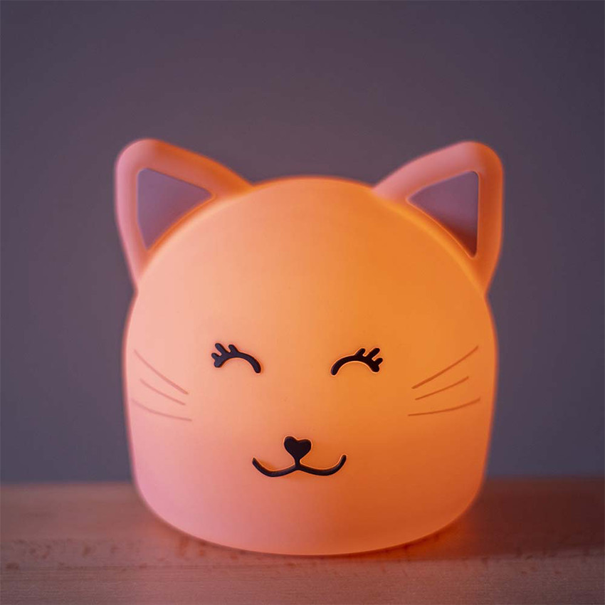 Veilleuse sans fil rechargeable Mrs chat 