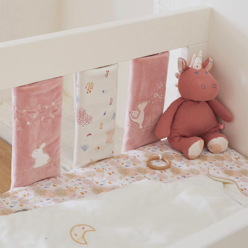 Peluche musicale Lina & Joy en mousseline 