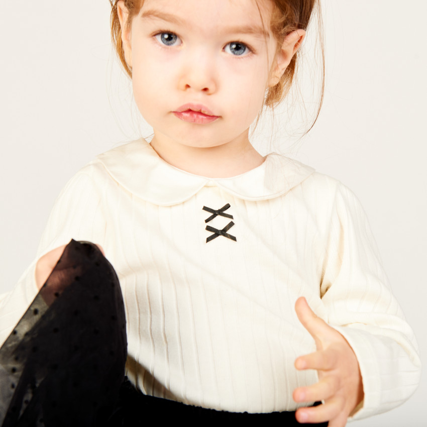 Ensemble 2 pièces avec jupe en tulle pour bébé fille 