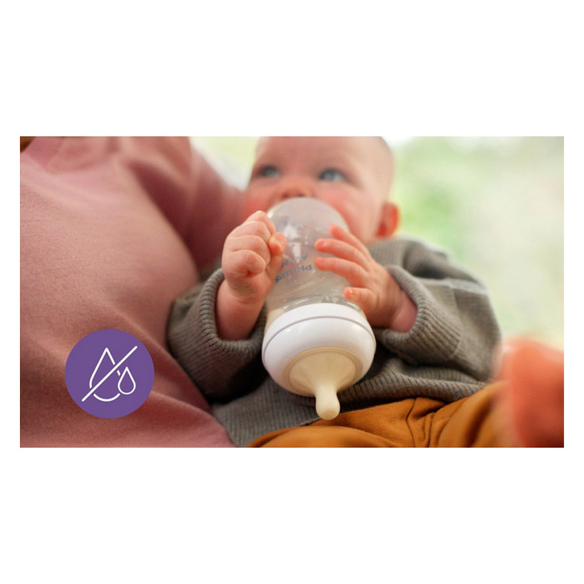 Lot de 2 tétines Natural 3.0 débit rapide 5 trous 6M+ 