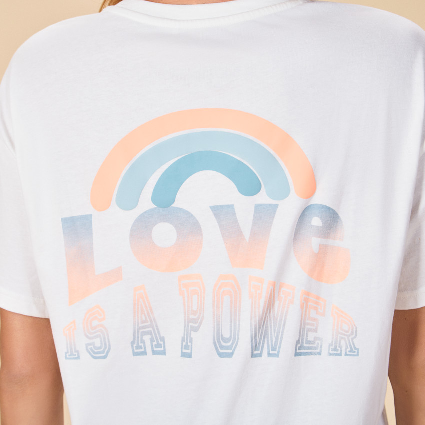 Korte mouwen T-shirt met fantasieprint voor vrouwen 