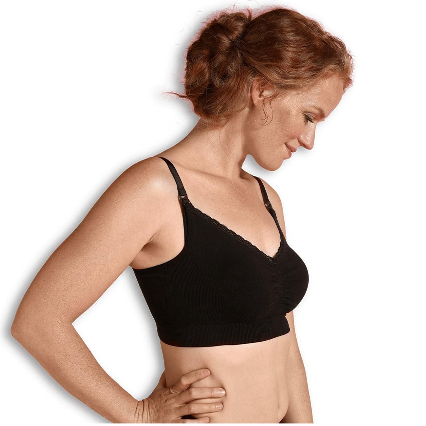 S - Soutien-gorge d'allaitement biologique Noir 