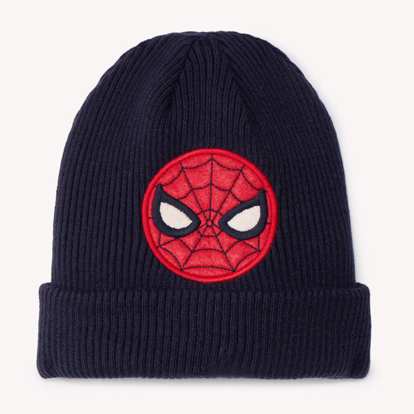 Bonnet en tricot côtelé Spider-Man Marvel pour garçon 