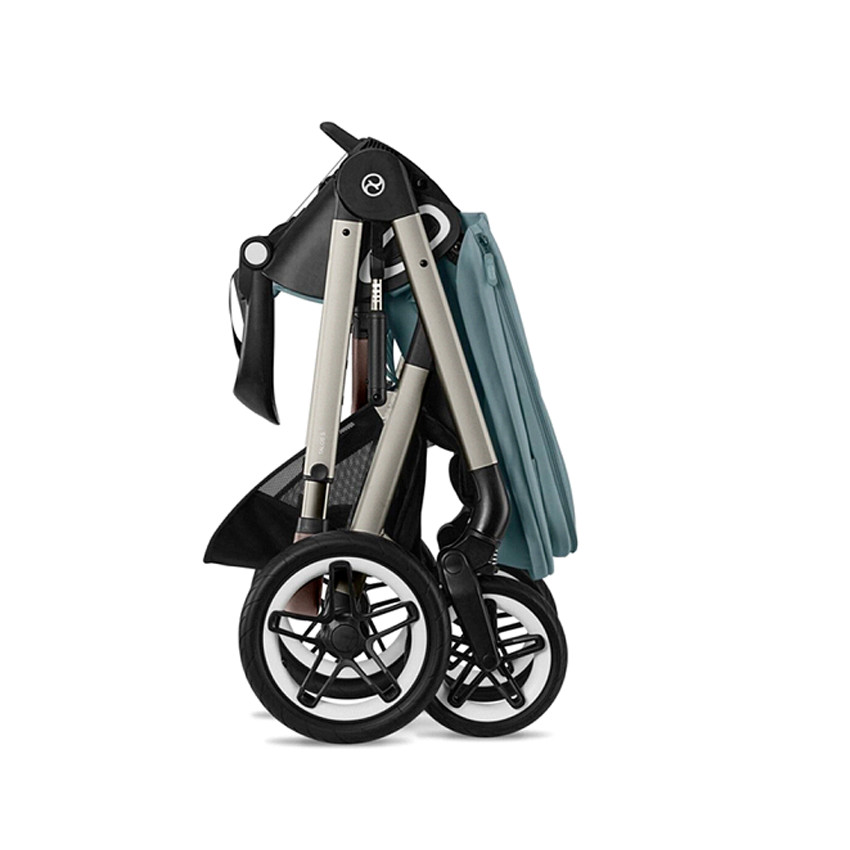 Poussette Talos S Lux Châssis Taupe - Sky Blue 