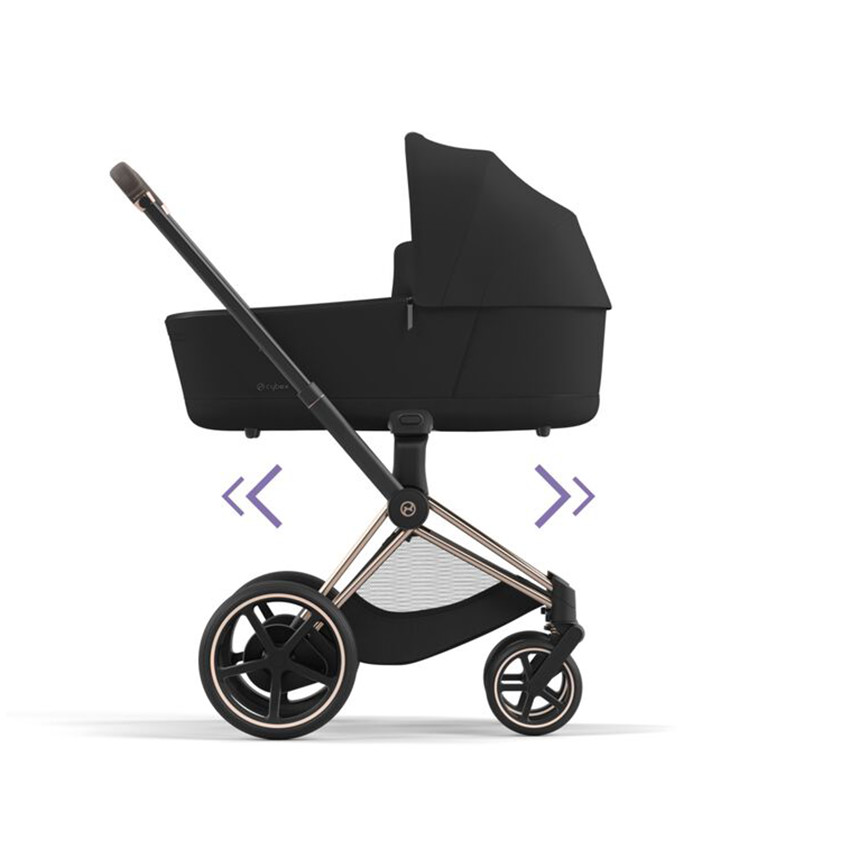 Frame kinderwagen e-Priam Matt Black  