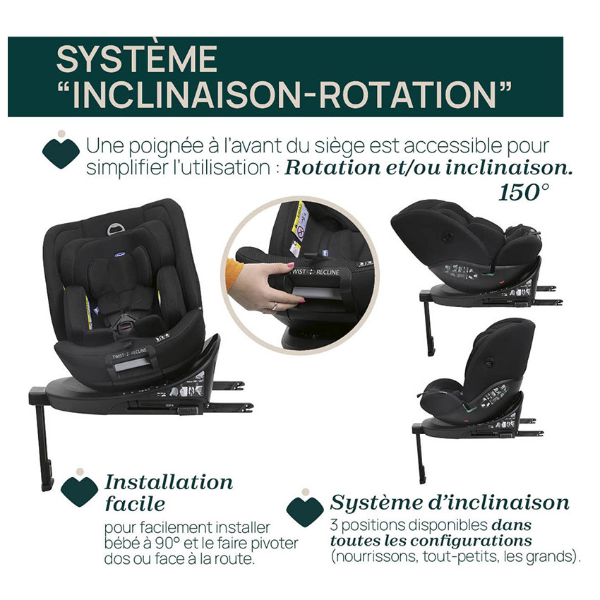 Autostoel EverOne I-Size 40-150cm Groep 0/1/2/3 Black 