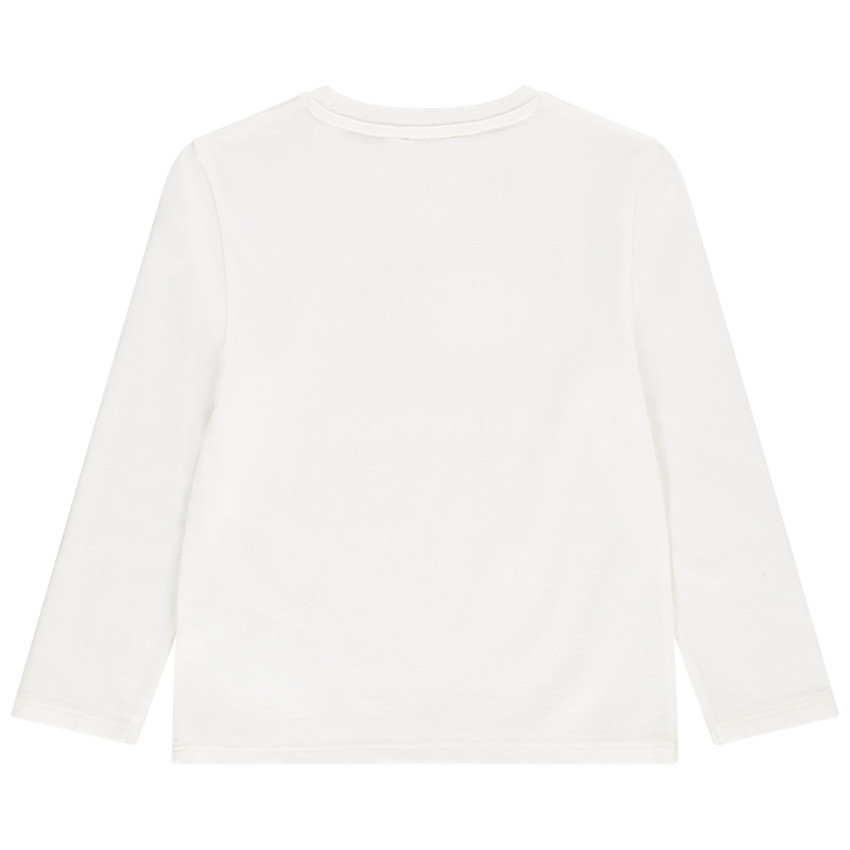 T-shirt manches longues en jersey visuel light rubber pour garçon 