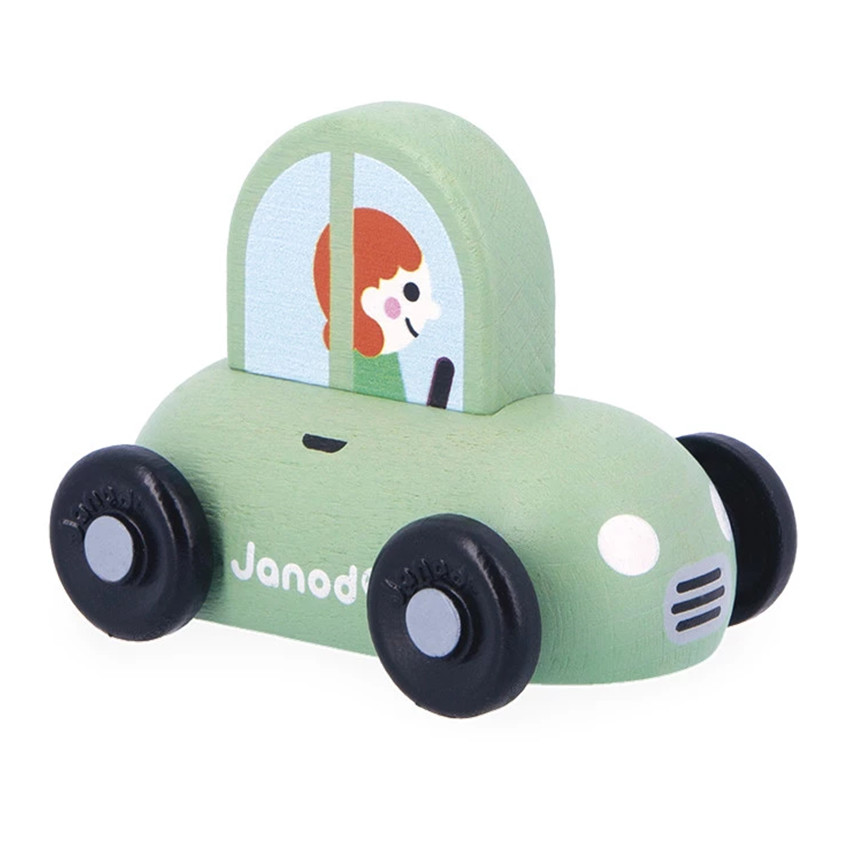 Voiture verte en bois City Cross Roads 