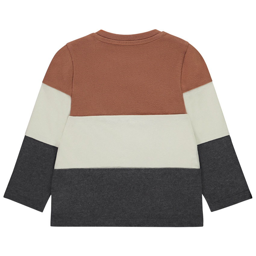 T-shirt manches longues effet color block pour bébé garçon 