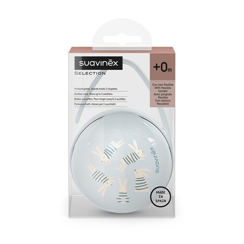 Porte-sucettes duo Wonder Conejos bleu 