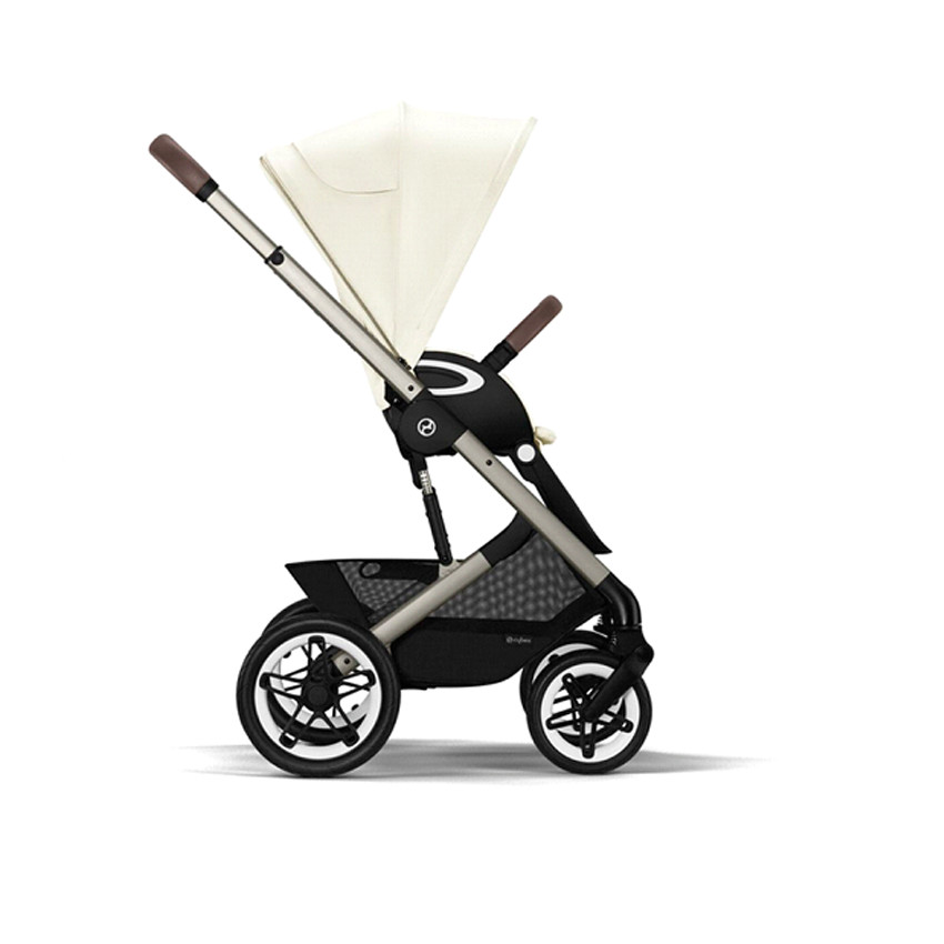 Poussette Talos S Lux Châssis Taupe - Seashell Beige 