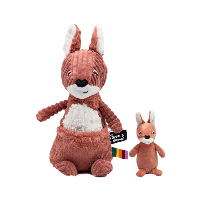 Peluche Ptipotos - Terracotta maman/bébé 