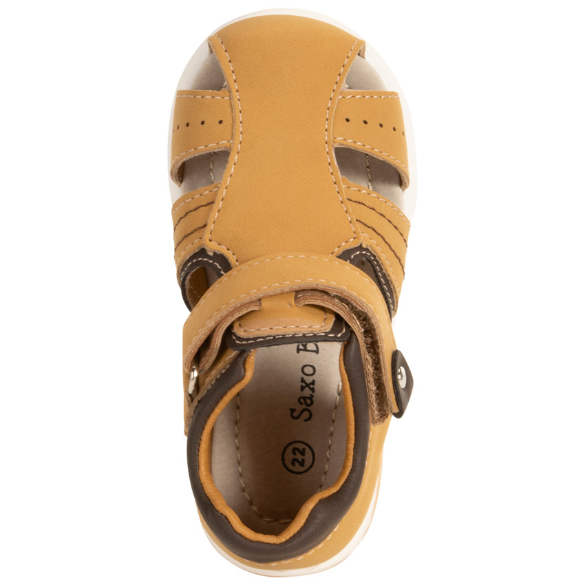 Sandalen velcro met perforaties voor baby jongen 