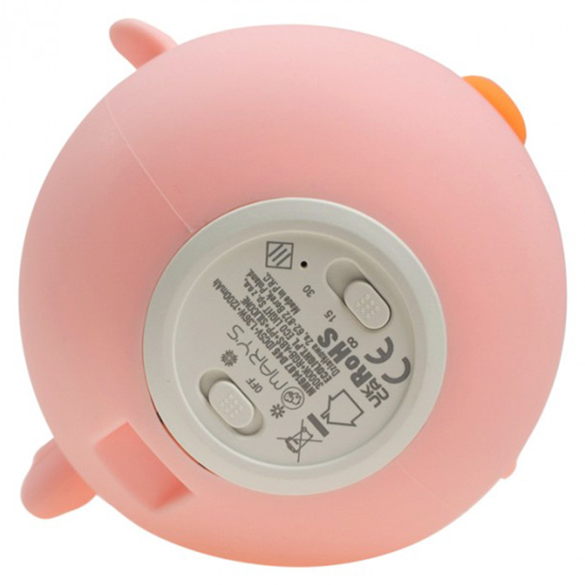 Veilleuse LED Poisson Globe Rose 
