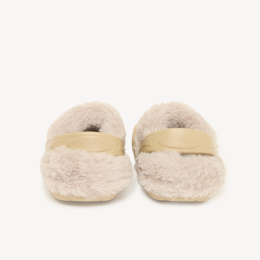 Jongens pantoffels stijl klompschoen met voering en patch 