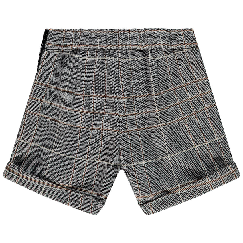 Short à carreaux pour fille 