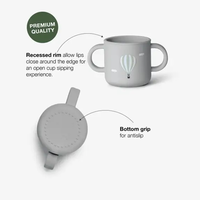 Mini Beker met handvaten 180ml Vehicles 6m+ 