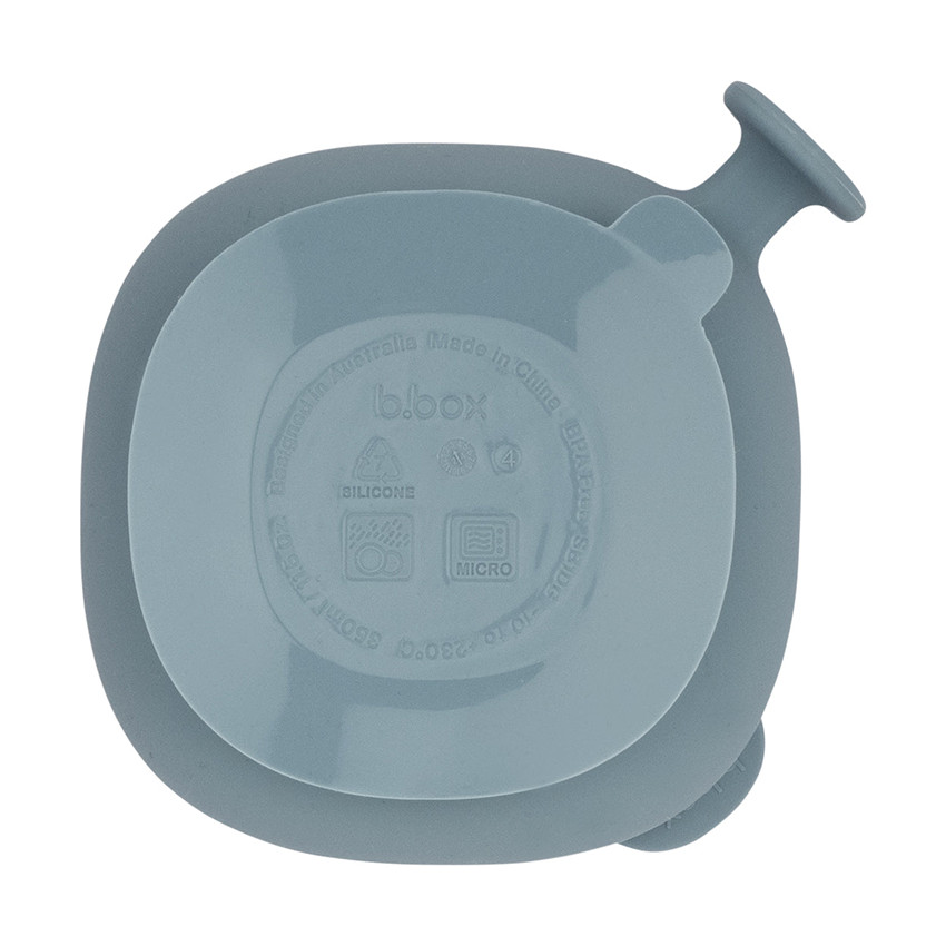 Bol en silicone avec ventouse et couvercle Ocean 
