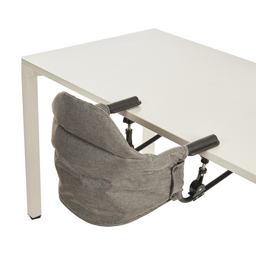 Siège de table Click and Eat gris chiné 