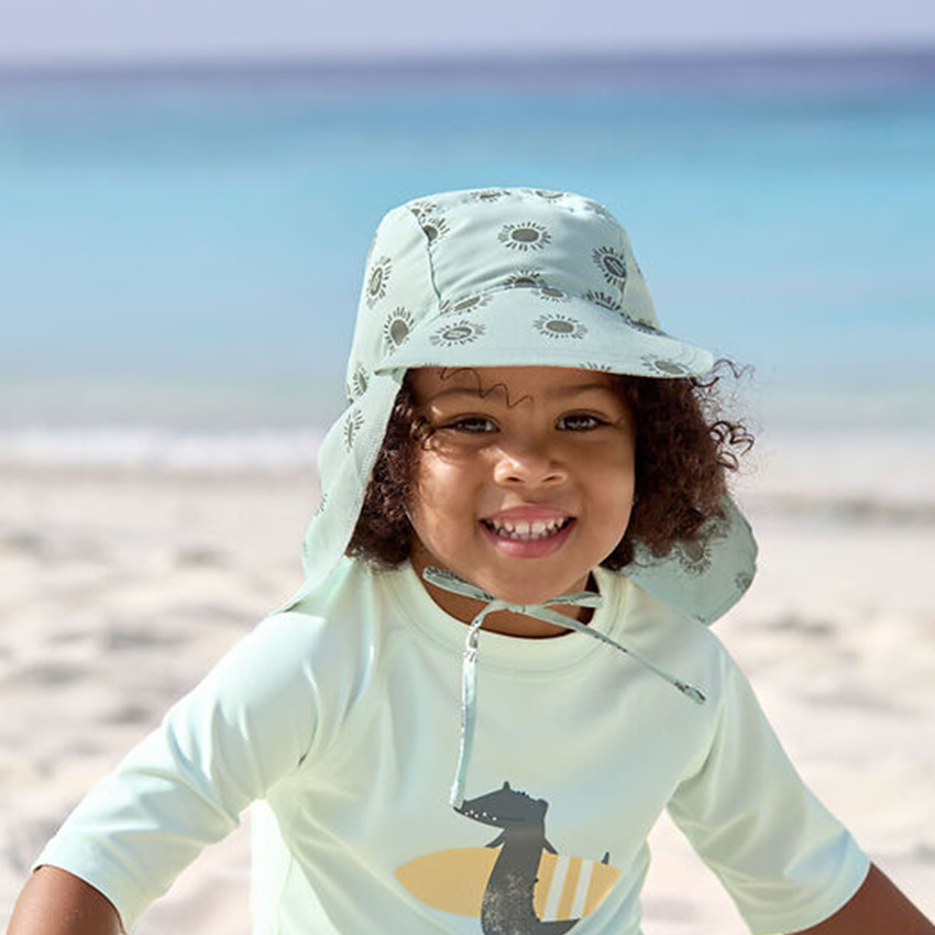 T-shirt Rashguard UV50+ 19-24M Crocodile Sea Foam 