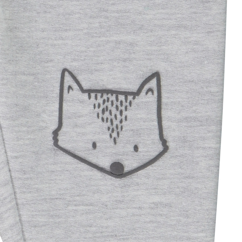 Set van 2 fleece onderbroeken met vosmotief voor baby