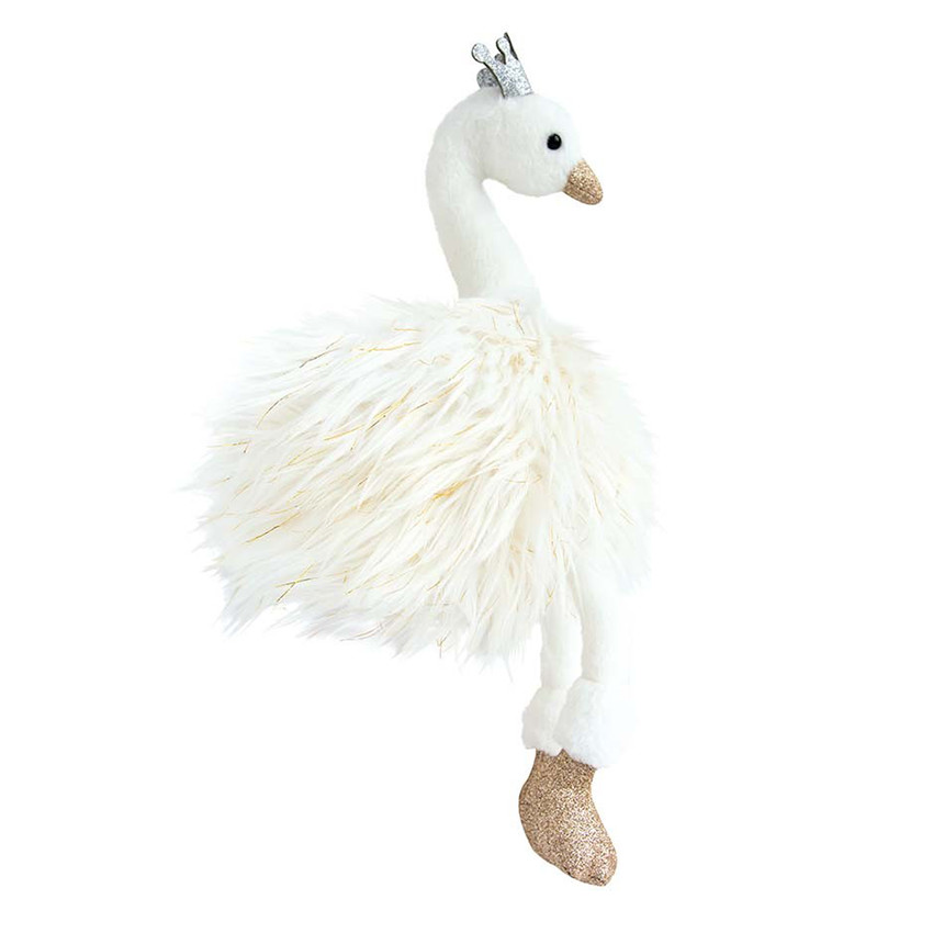 Peluche Cygne 30cm - Blanc 