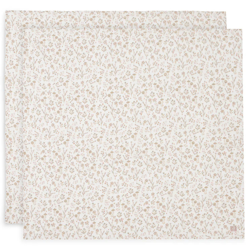 Lange gaze de coton Large 2pcs 115x115cm Bloomy 