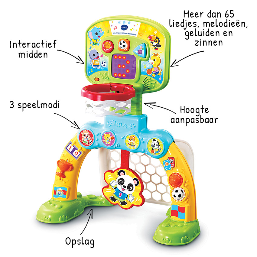 3 in 1 Sport & Scoor Speelplaats NL 