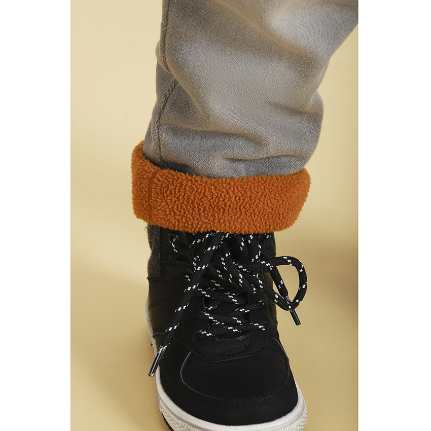 Jean denim avec poche fantaisie brodée pour bébé garçon 