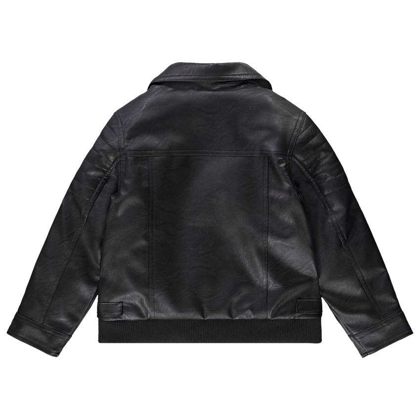 Perfecto esprit biker en simili cuir doublé pour garçon 