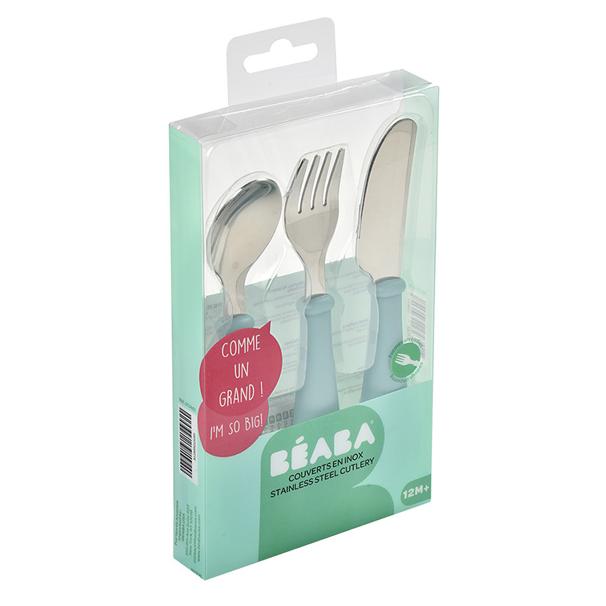 Set de 3 couverts en inox - Airy Green 
