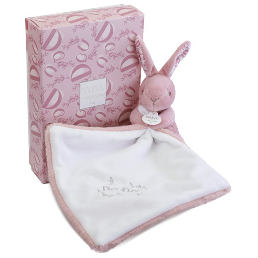 Knuffel Konijndoekje 10cm Roze 