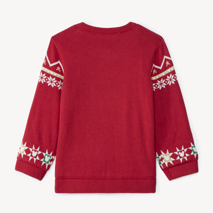 Pull de Noël Mickey Disney en tricot pour bébé garçon 