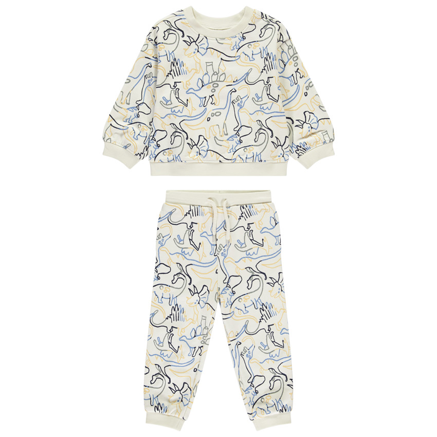 Ensemble jogging total look imprimé dinos pour bébé garçon 