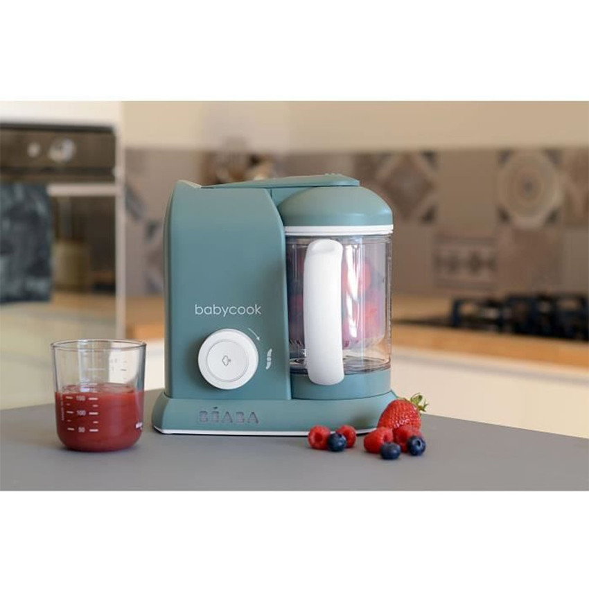 Robot cuiseur 4 en 1 Babycook Solo eucalyptus 