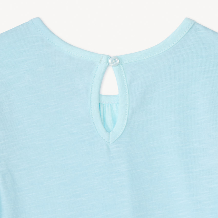 Lot de 3 t-shirts manches courtes unis pour bébé fille 
