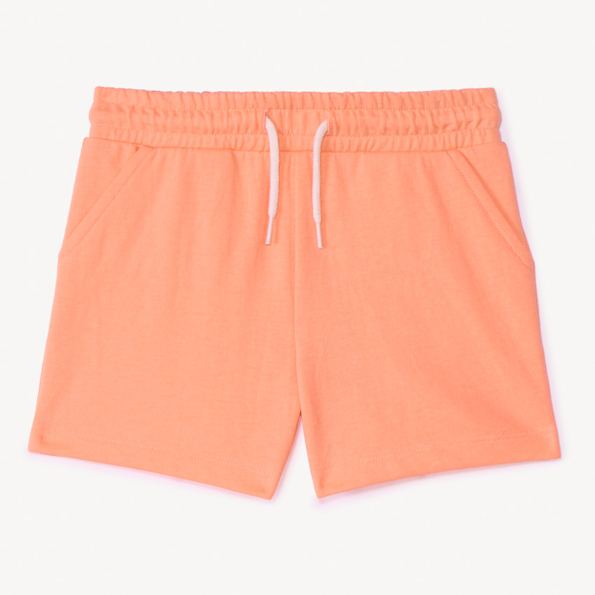 Korte unicolore tricot short voor meisjes 