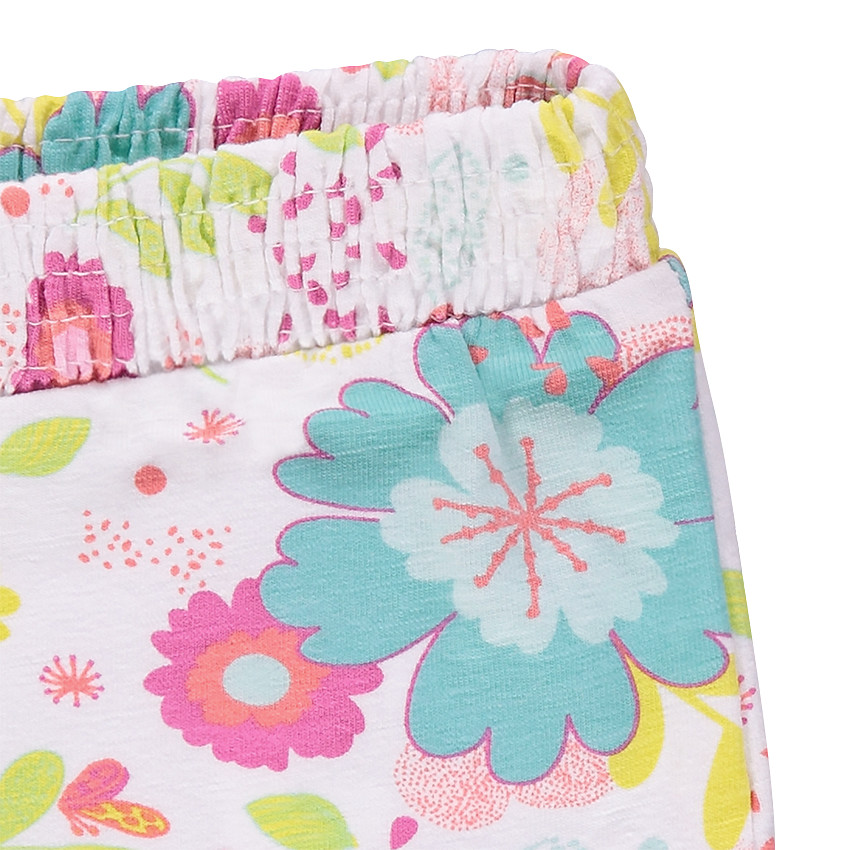 Short en jersey slub imprimé all-over 