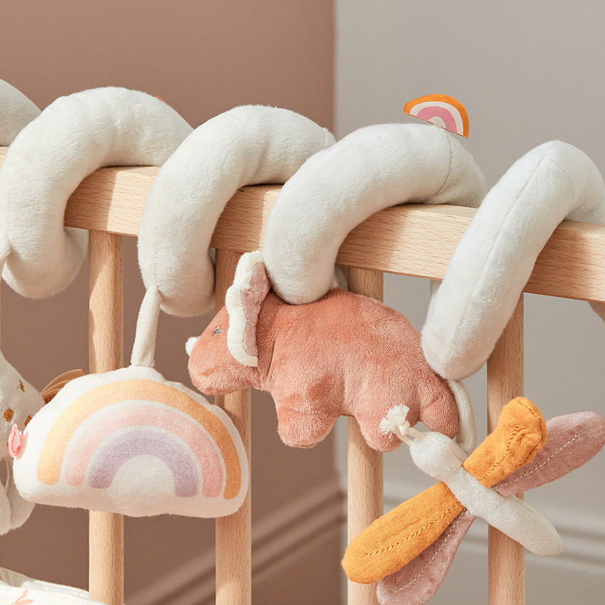 Spirale d'activités en veloudoux Popsie, Gigi & Louli 