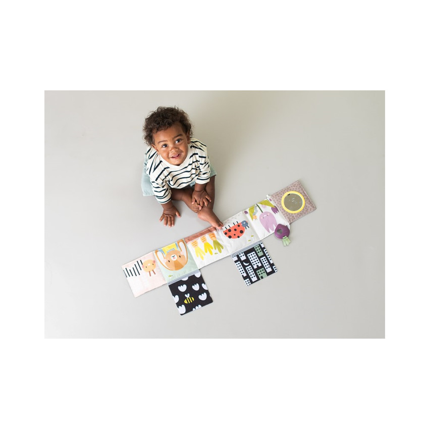 Livre bébé recto-verso Urban Garden 