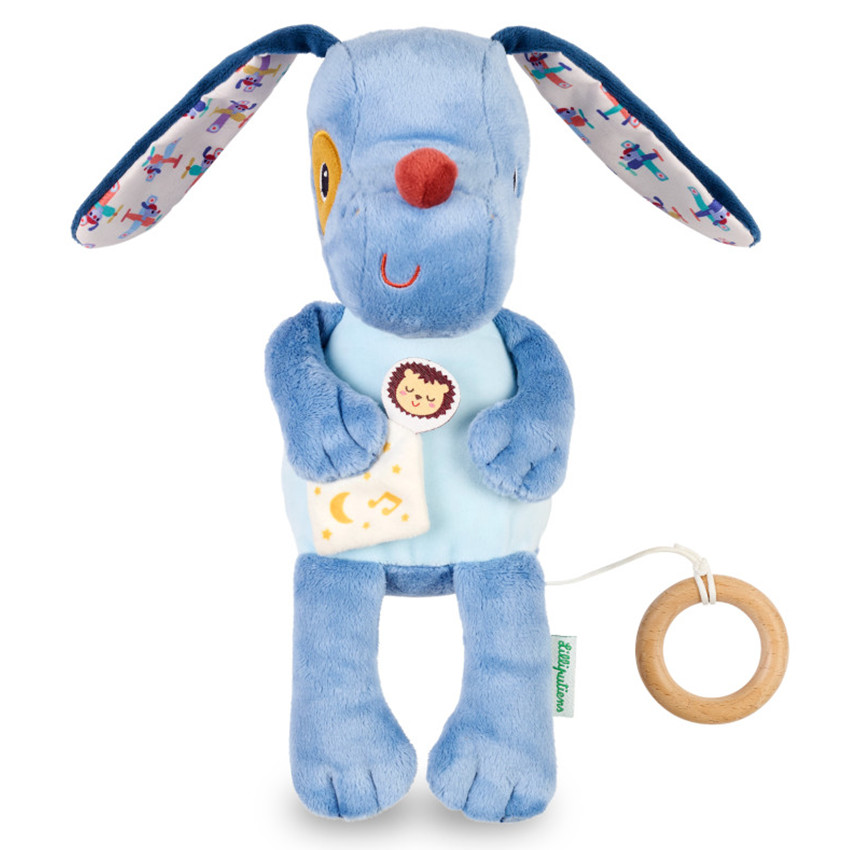 Peluche musicale phosphorescente Jules le Chien 
