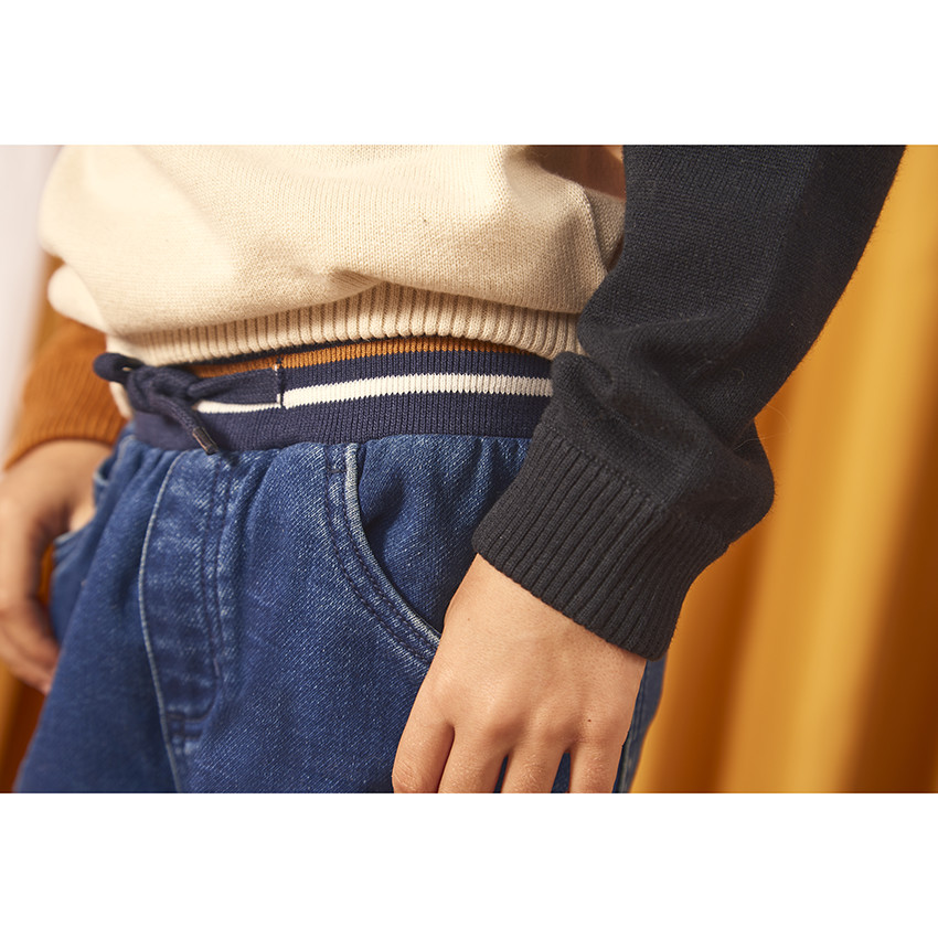 Jeans voor jongens met elastische denim 